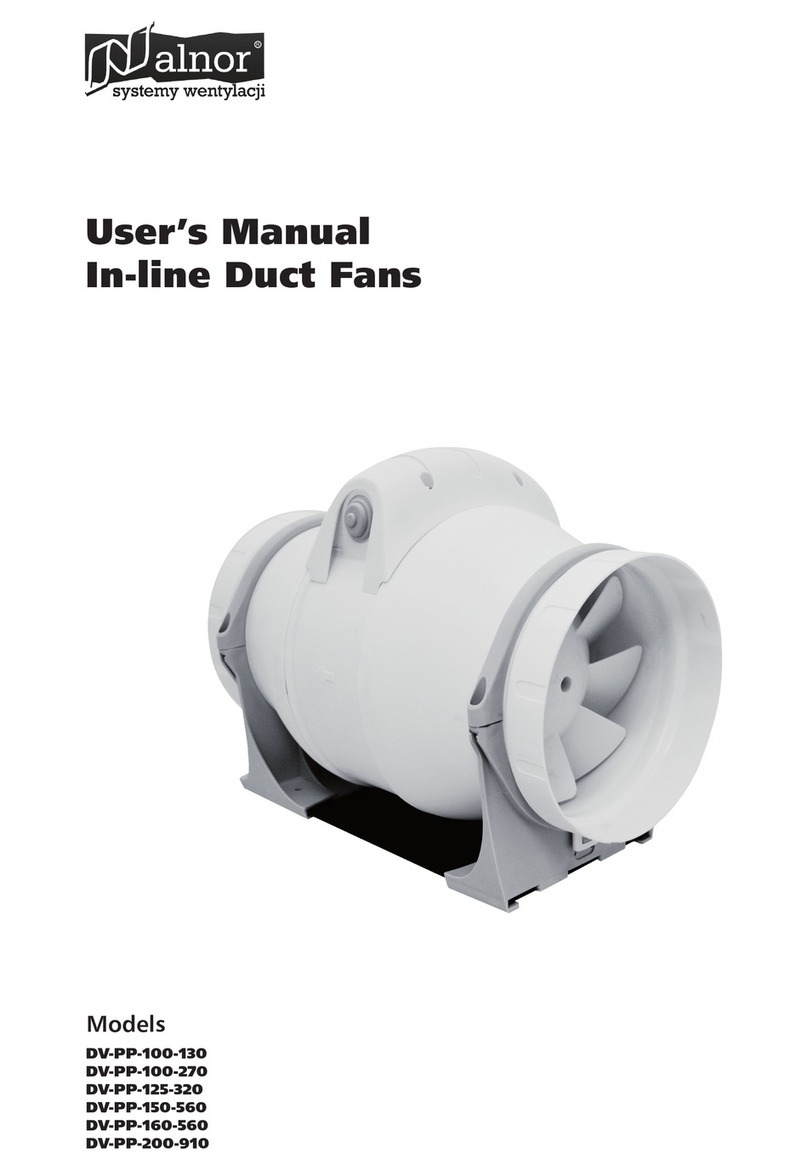 Alnor DV-PP-100-270 User manual