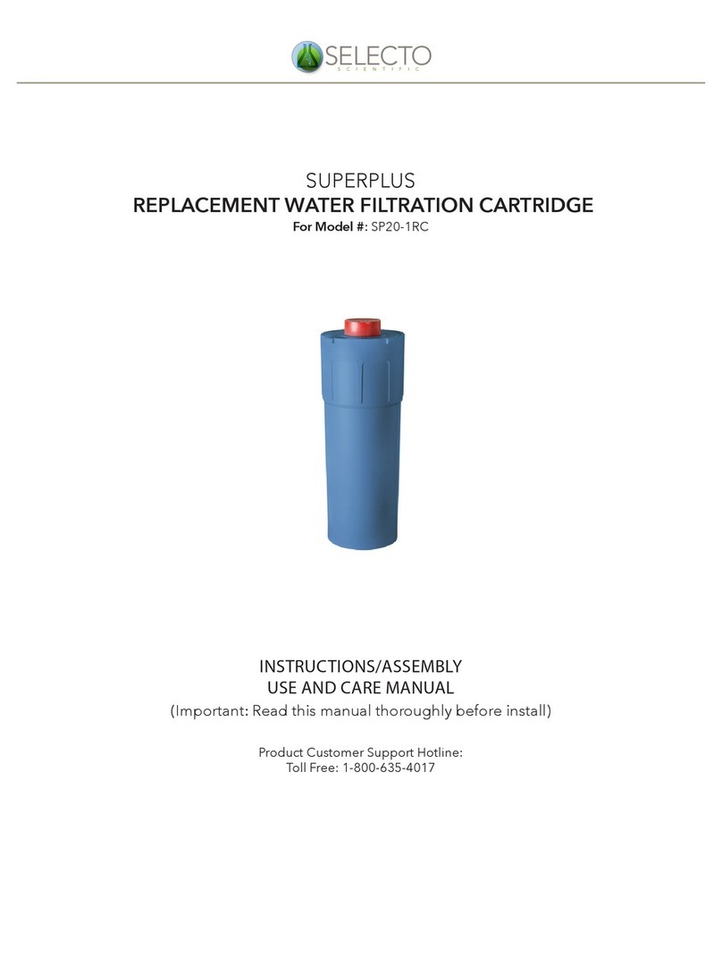 Selecto SUPERPLUS use and care manual