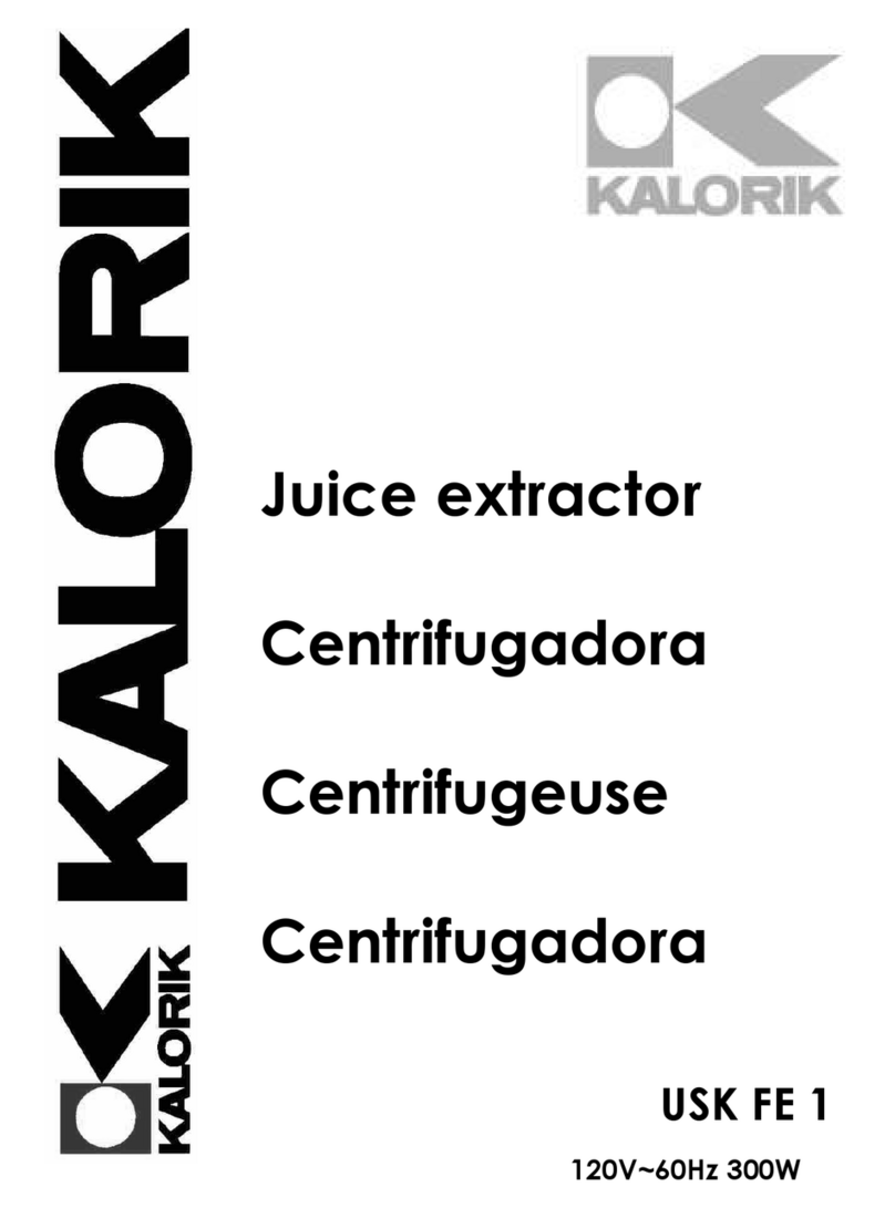 Kalorik USK FE 1 operating instructions