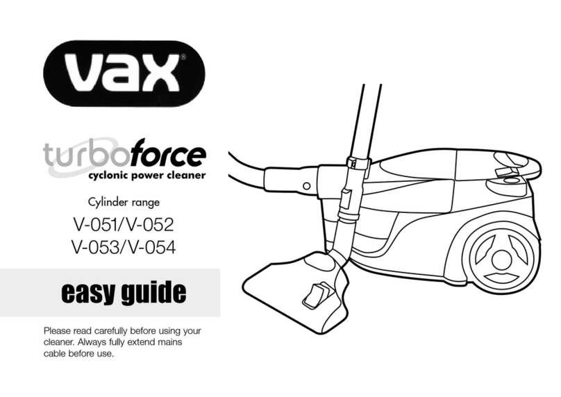 Vax V-051 Product information sheet