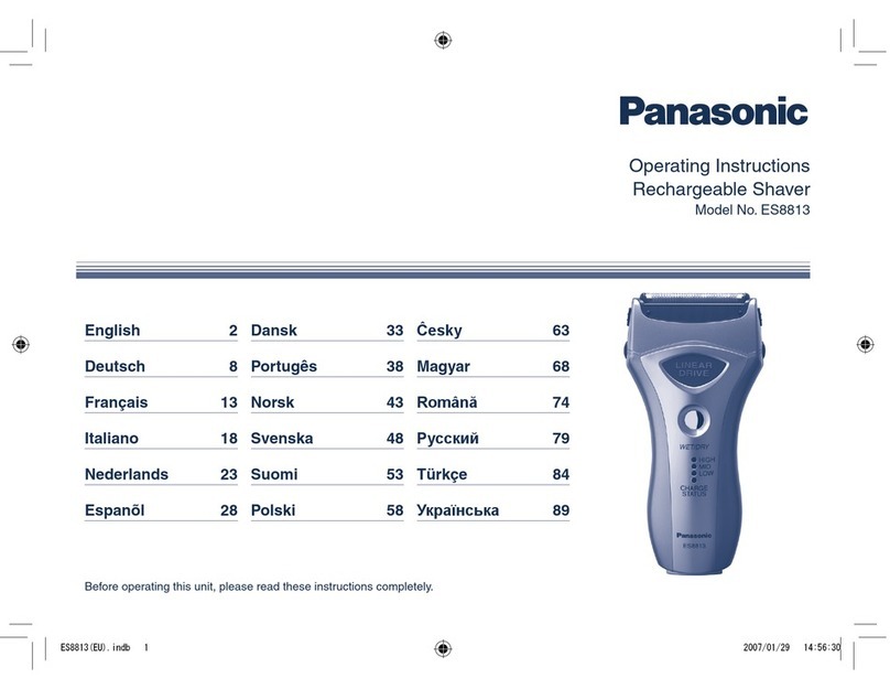 Panasonic ES8813 User manual