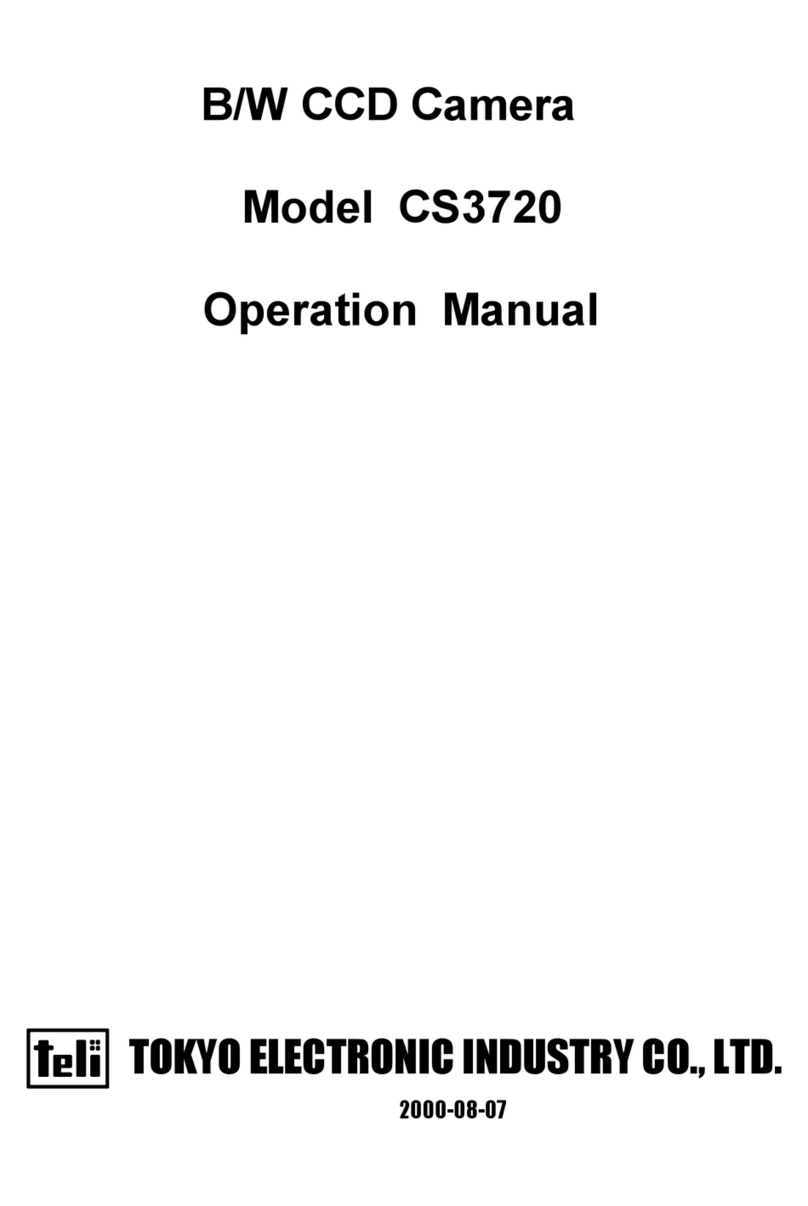Teli CS3720 User manual