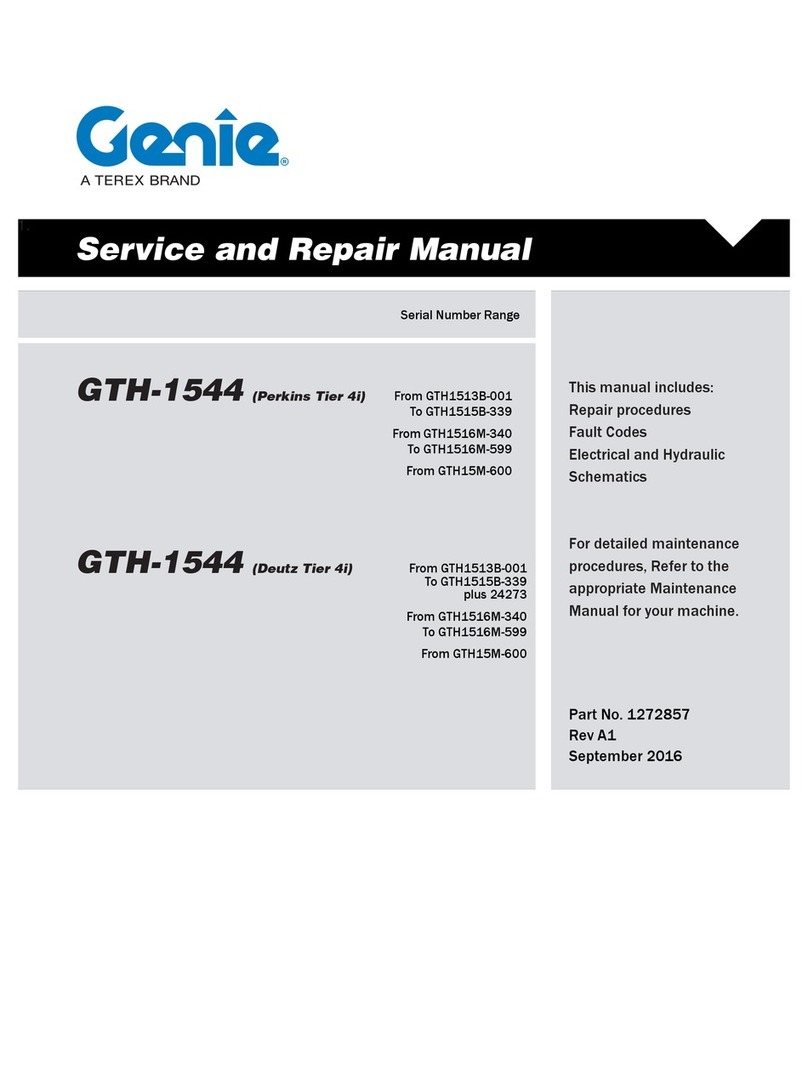 Genie GTH-1544 Service and repair manual Genie GTH-1544 Service and repair manual
