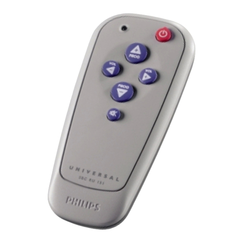 Philips Universal SBC RU 151 User manual