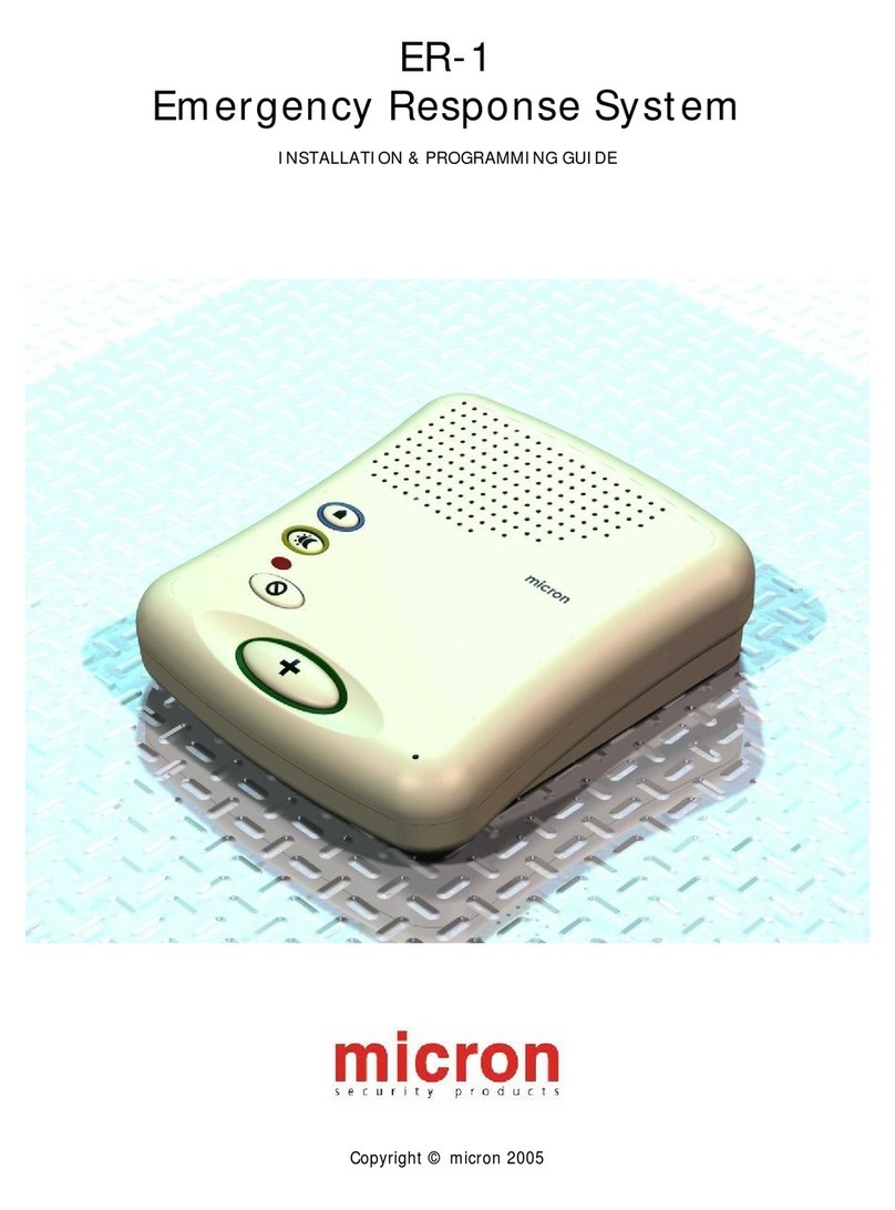 Micron ER-1 Operating instructions