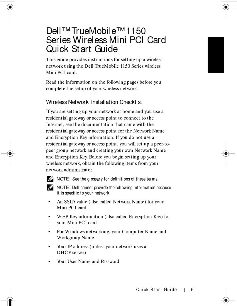 Dell 1150 Series quick start guide
