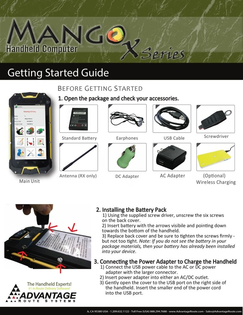 Mango X- series Getting started guide