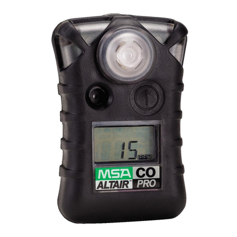 MSA ALTAIR PRO H2S User manual