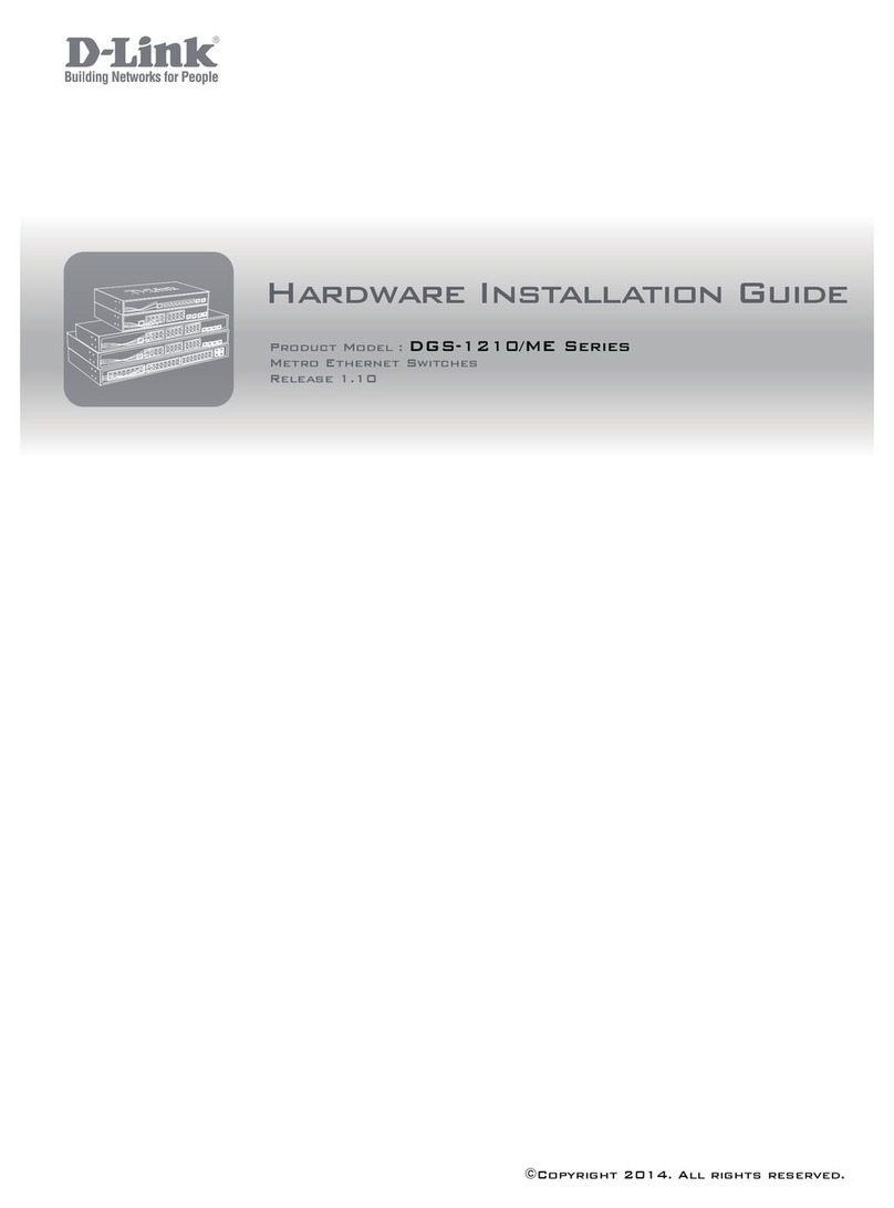 D-Link DGS-1210/ME series Manual