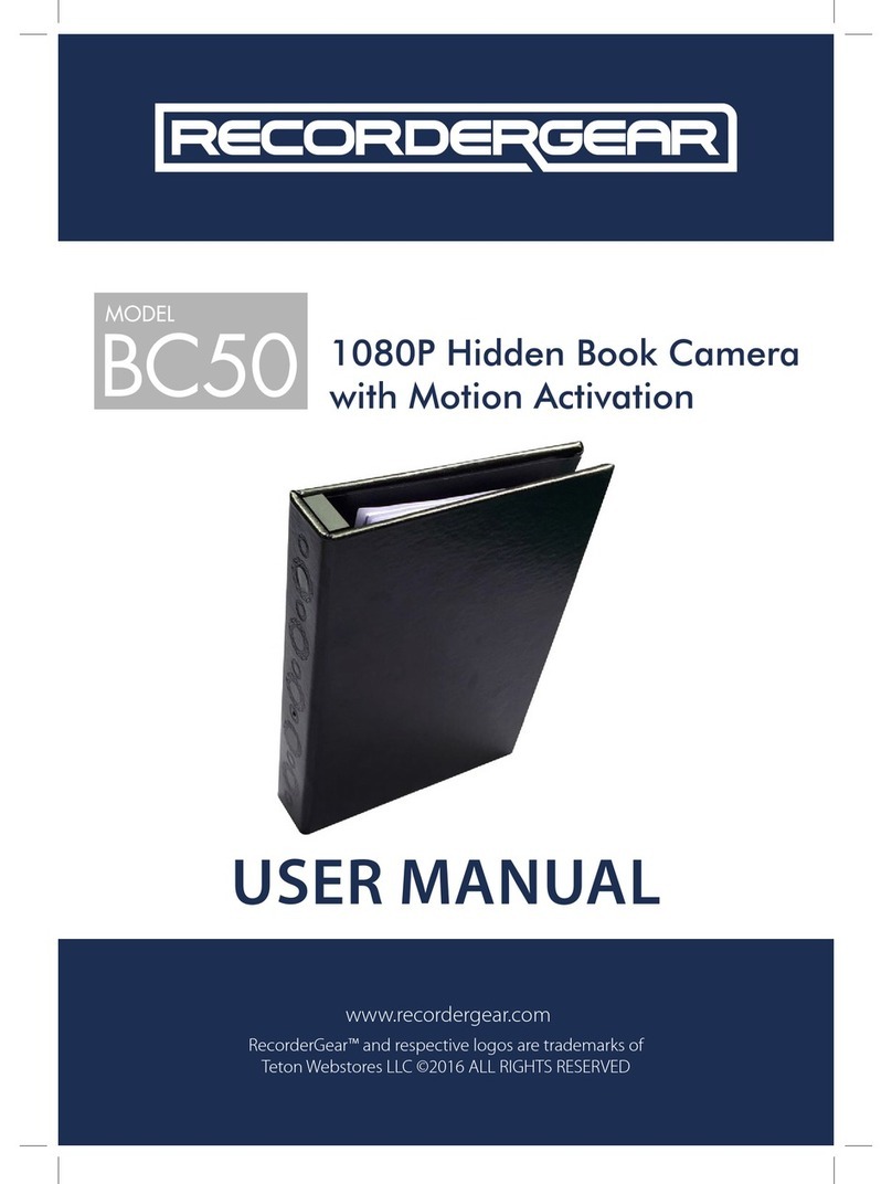 RecorderGear BC50 User manual