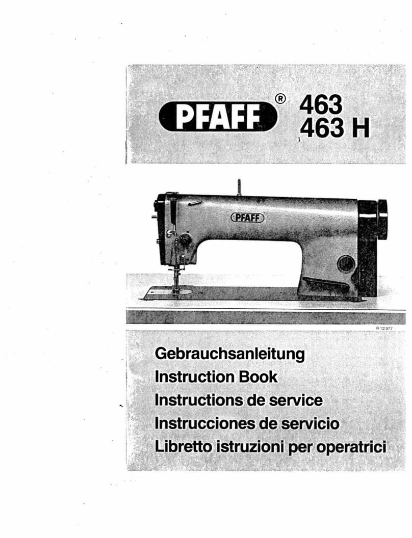 Pfaff 463 User manual