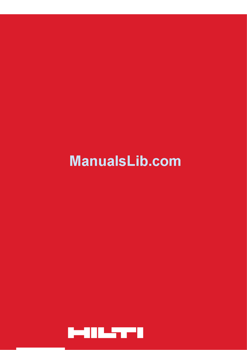 Hilti DD-400E User manual