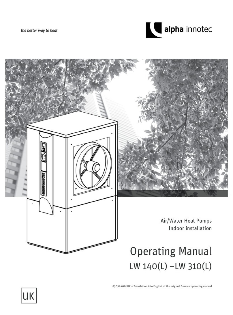 alphainnoTec LW 140 L operating manual