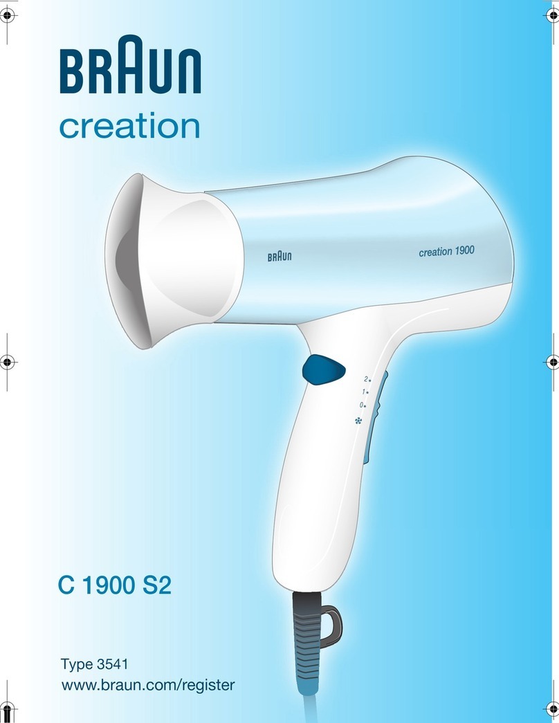 Braun C 1900 S2 manual