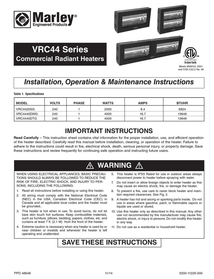 Marley VRC4420SG Installation, operation & maintenance instructions Marley VRC4420SG Installation, operation & maintenance instructions