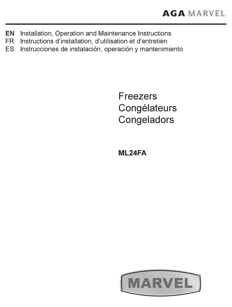 Marvel ML24FA Installation, operation and maintenance instructions