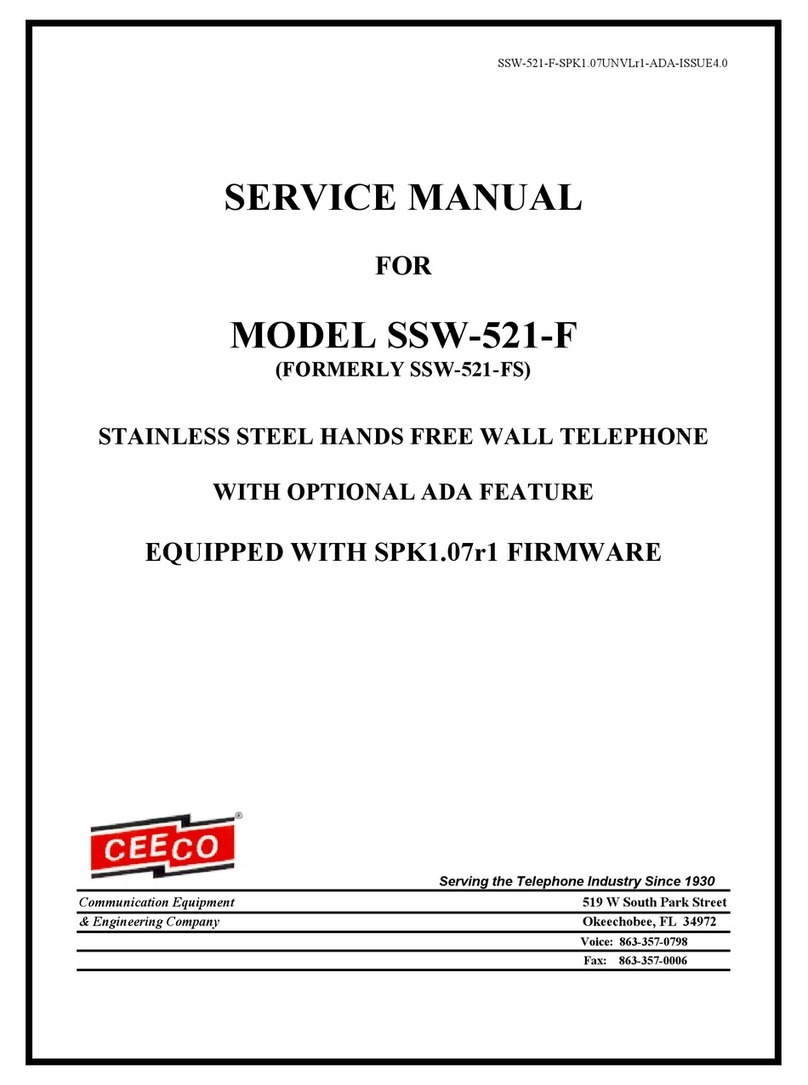 CEECO SSW-521-F User manual