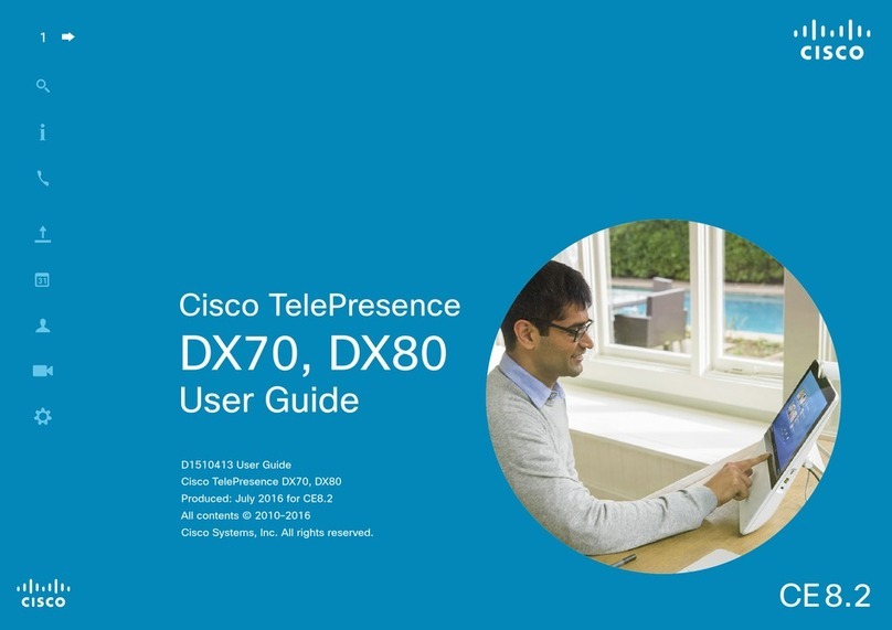 Cisco TelePresence DX70 User manual