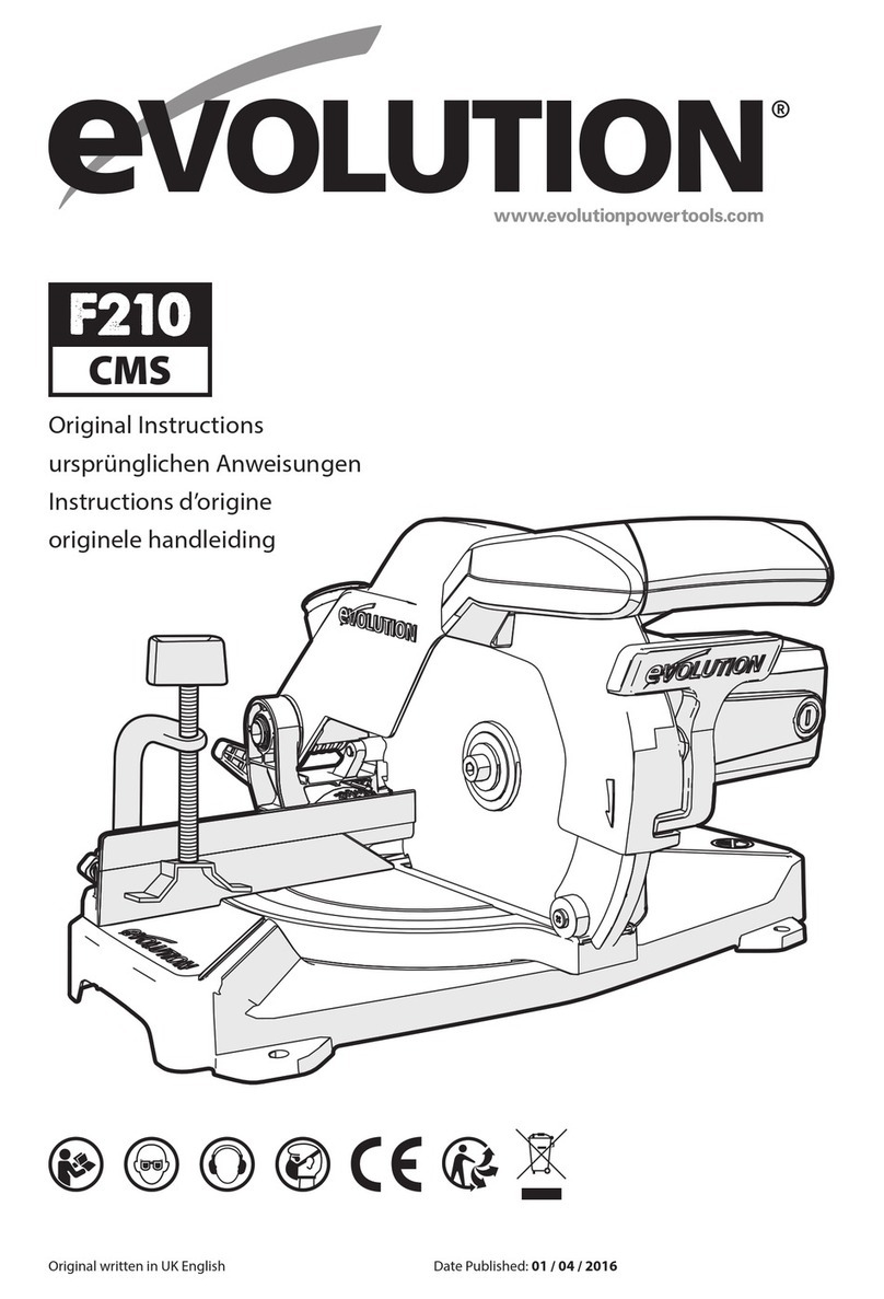 Evolution F210 User manual