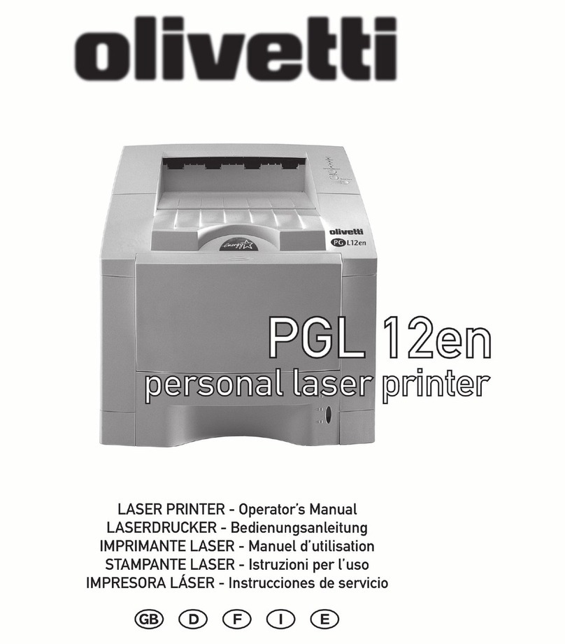 Olivetti PGL 12EN User manual