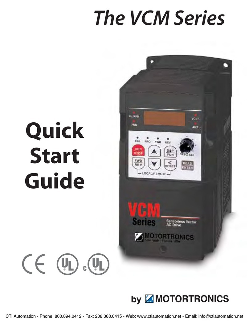 motortronics VCM series User manual motortronics VCM series User manual
