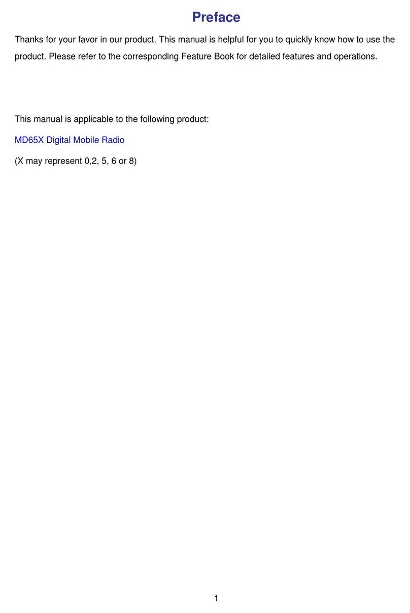 Hytera MD65X User manual Hytera MD65X User manual