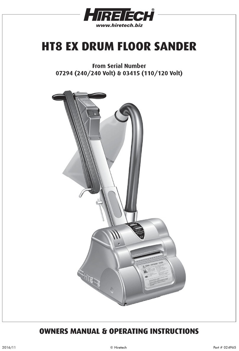 HireTech HT8 EX Owner's manual & operating instructions