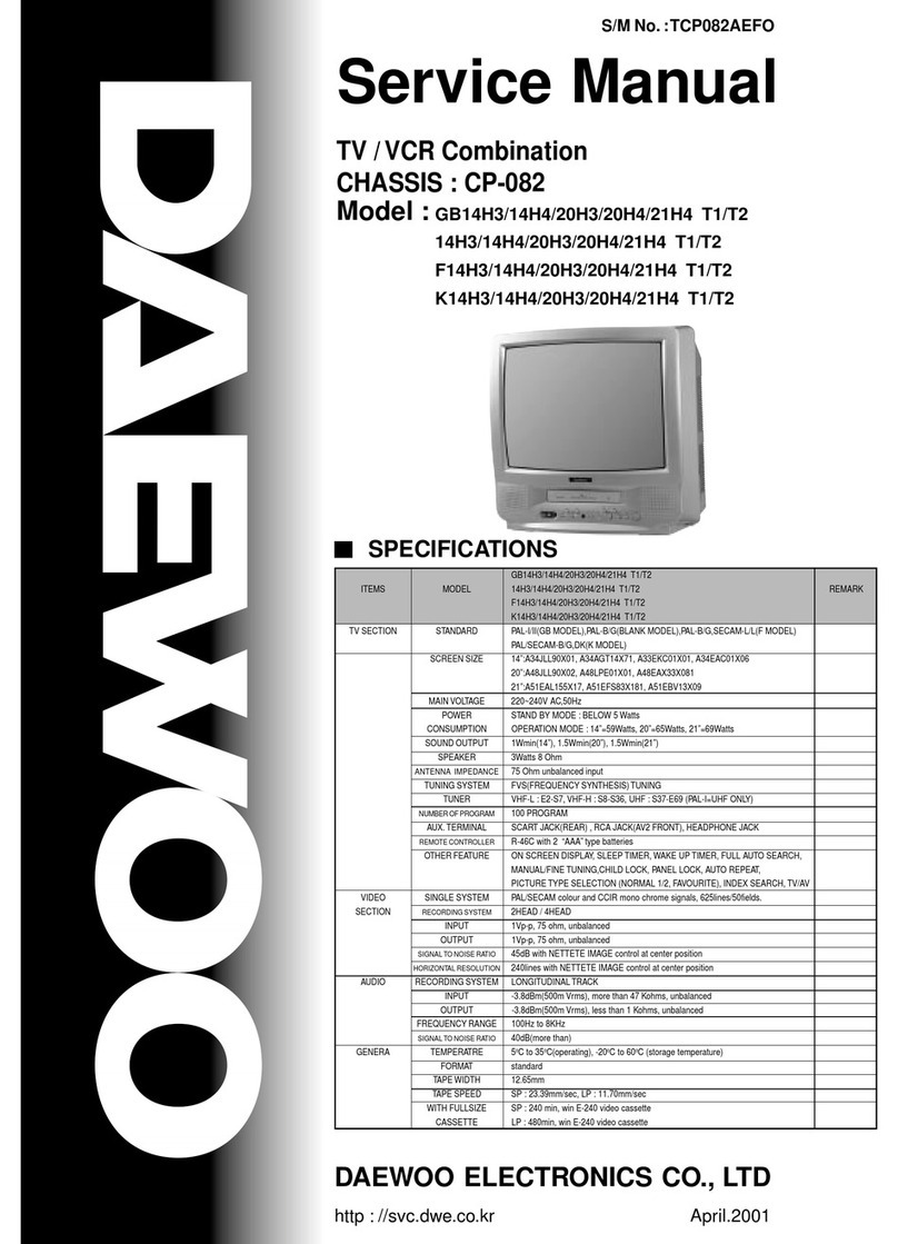 Daewoo Lucoms GB14H3 Service manual