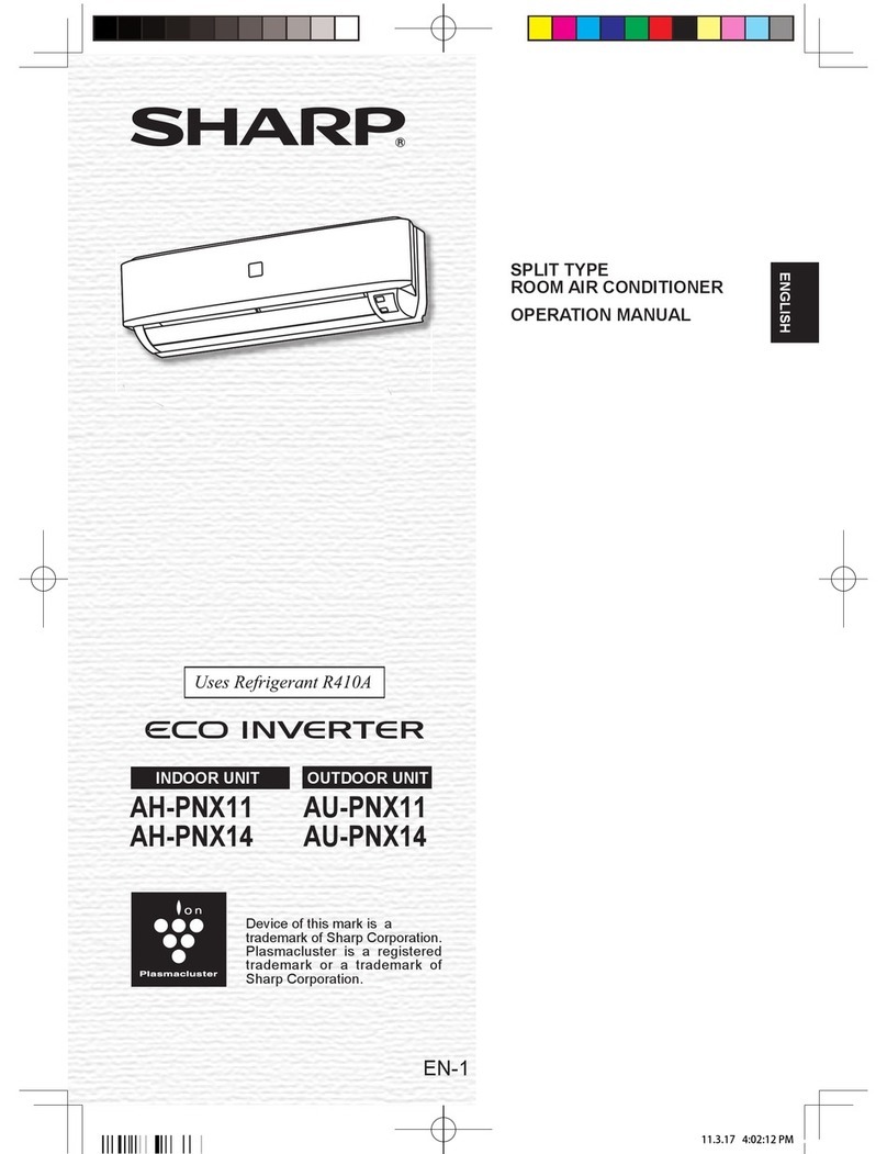 Sharp AU-PNX11 User manual