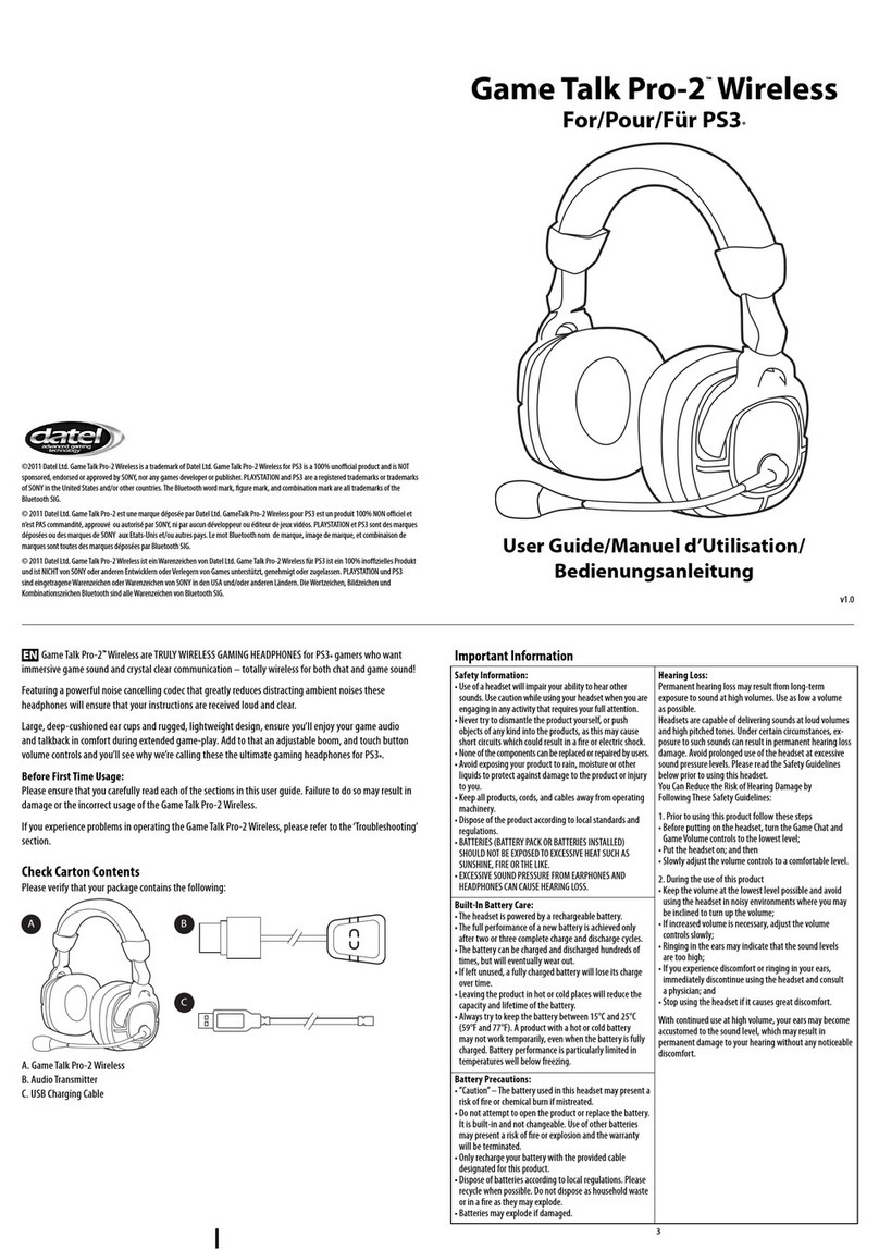 Datel Talk Pro-2 Wireless user guide
