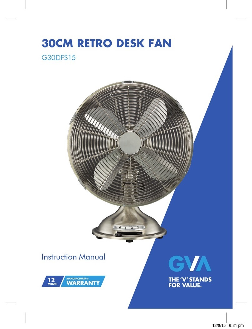 GVA G30DFS15 instruction manual