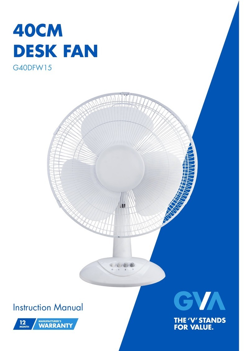 GVA G40DFW15 instruction manual