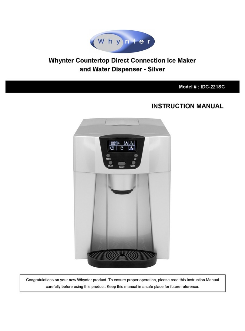 Whynter IDC-221SC User manual
