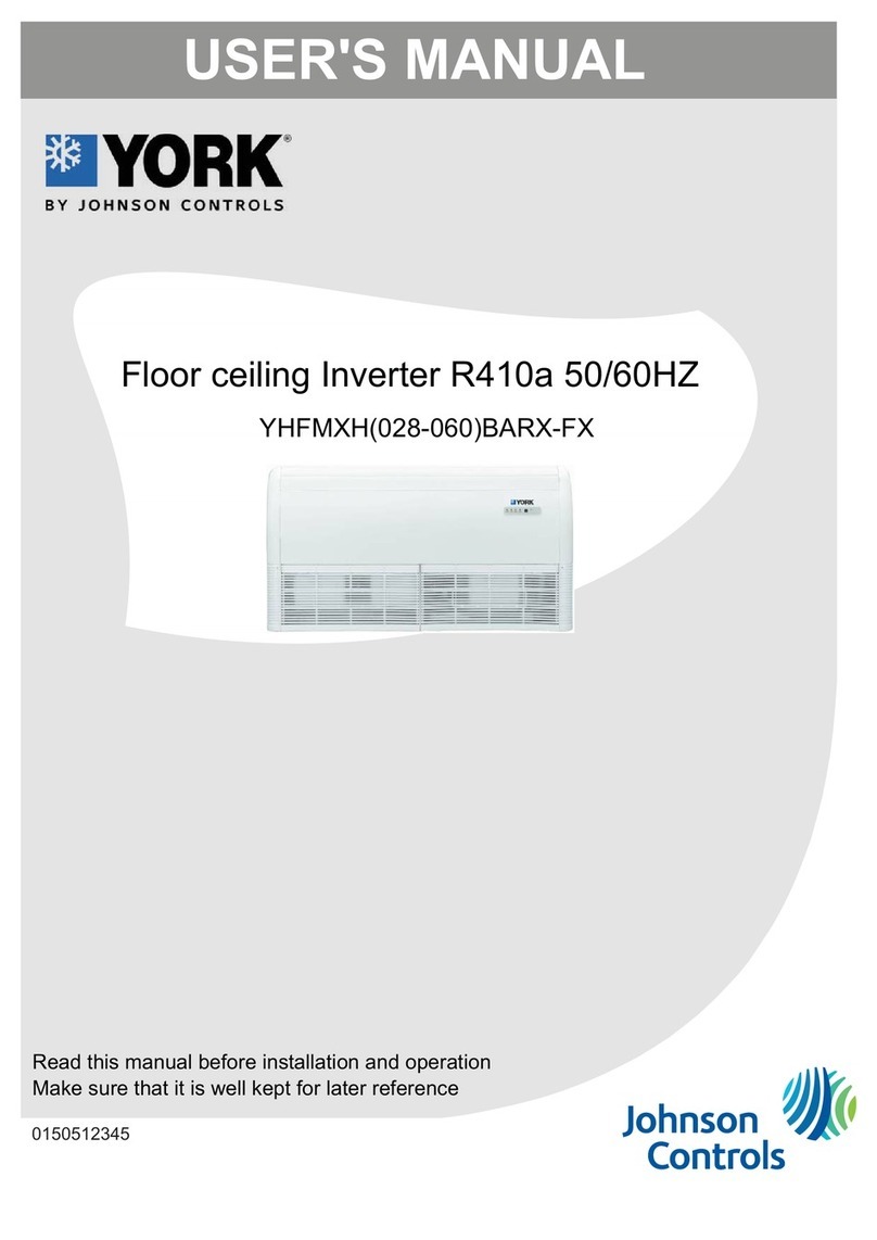 York YHFMXH 028K BARX-FX User manual