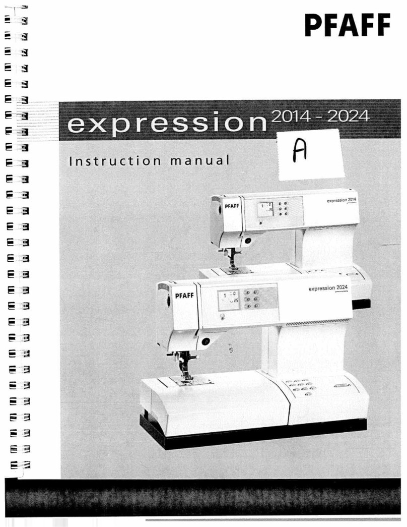 Pfaff EXPRESSION 2014 User manual Pfaff EXPRESSION 2014 User manual