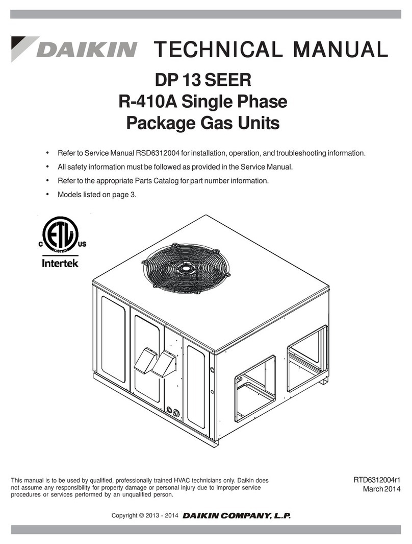 Daikin DP13GM3004541A series User manual