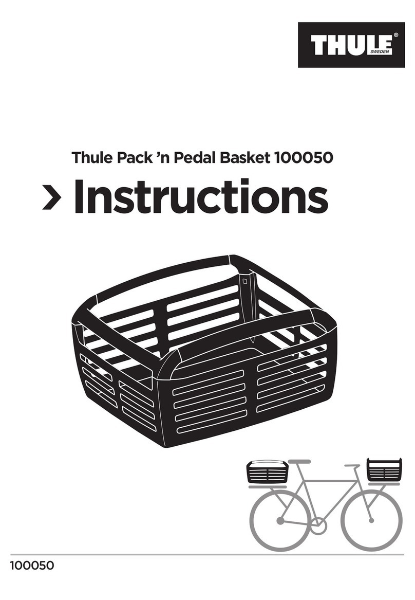 Thule 100050 User manual Thule 100050 User manual