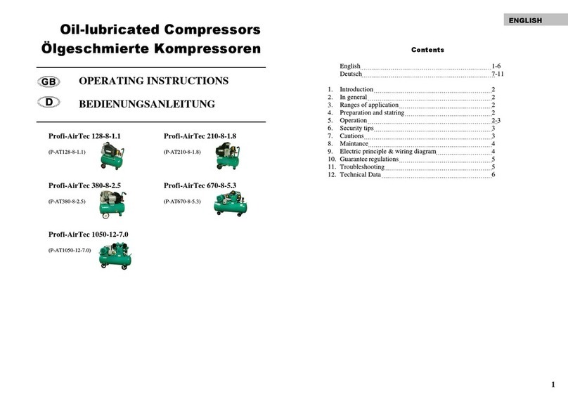 Regen-Tec Profi-AirTec 128-8-1.1 operating instructions Regen-Tec Profi-AirTec 128-8-1.1 operating instructions