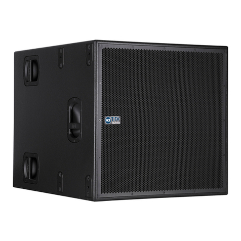 RCF TTS18A User manual