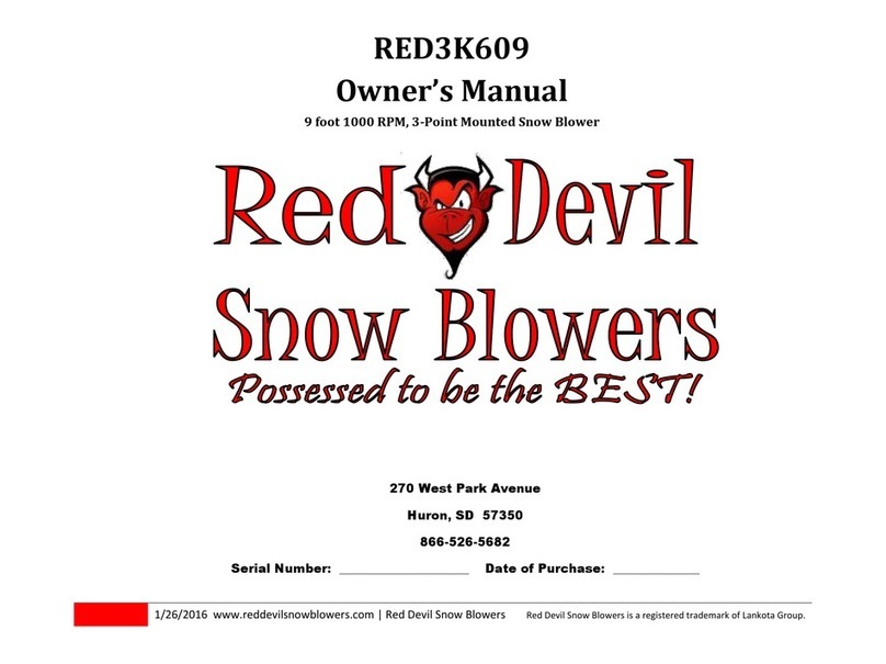 RED DEVIL RED3K609 User manual RED DEVIL RED3K609 User manual