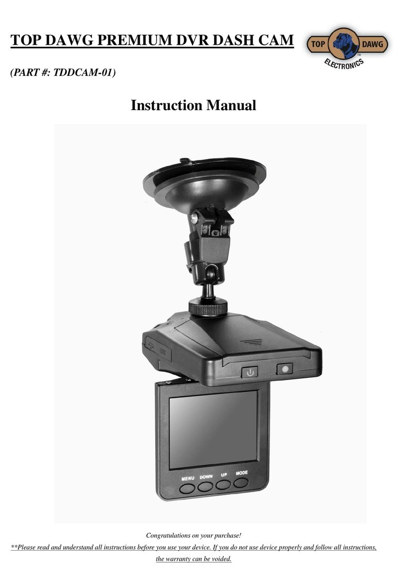 Top Dawg TDDCAM-01 instruction manual