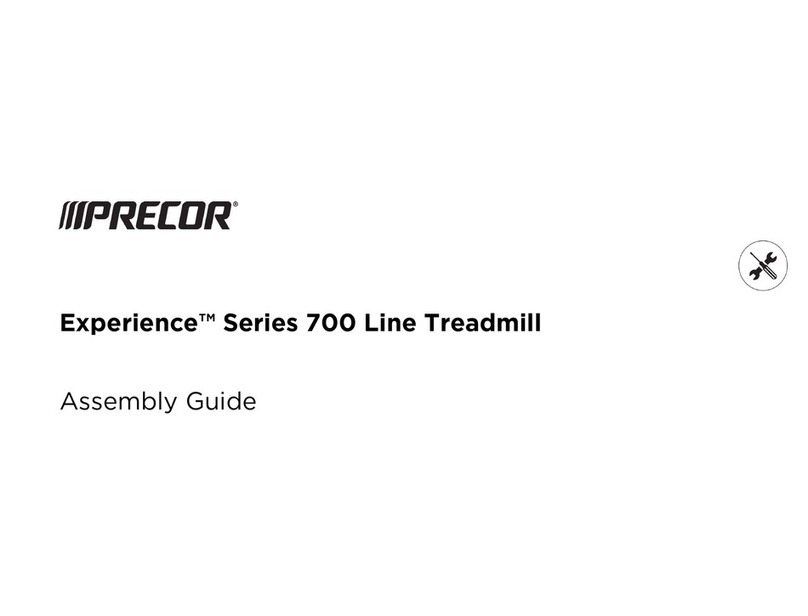 Precor Experience Series 700 Line User manual
