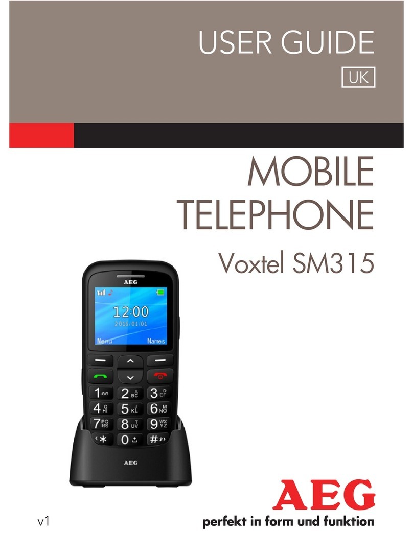 AEG Voxtel SM315 User manual