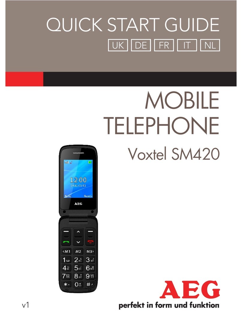 AEG Voxtel SM420 quick start guide
