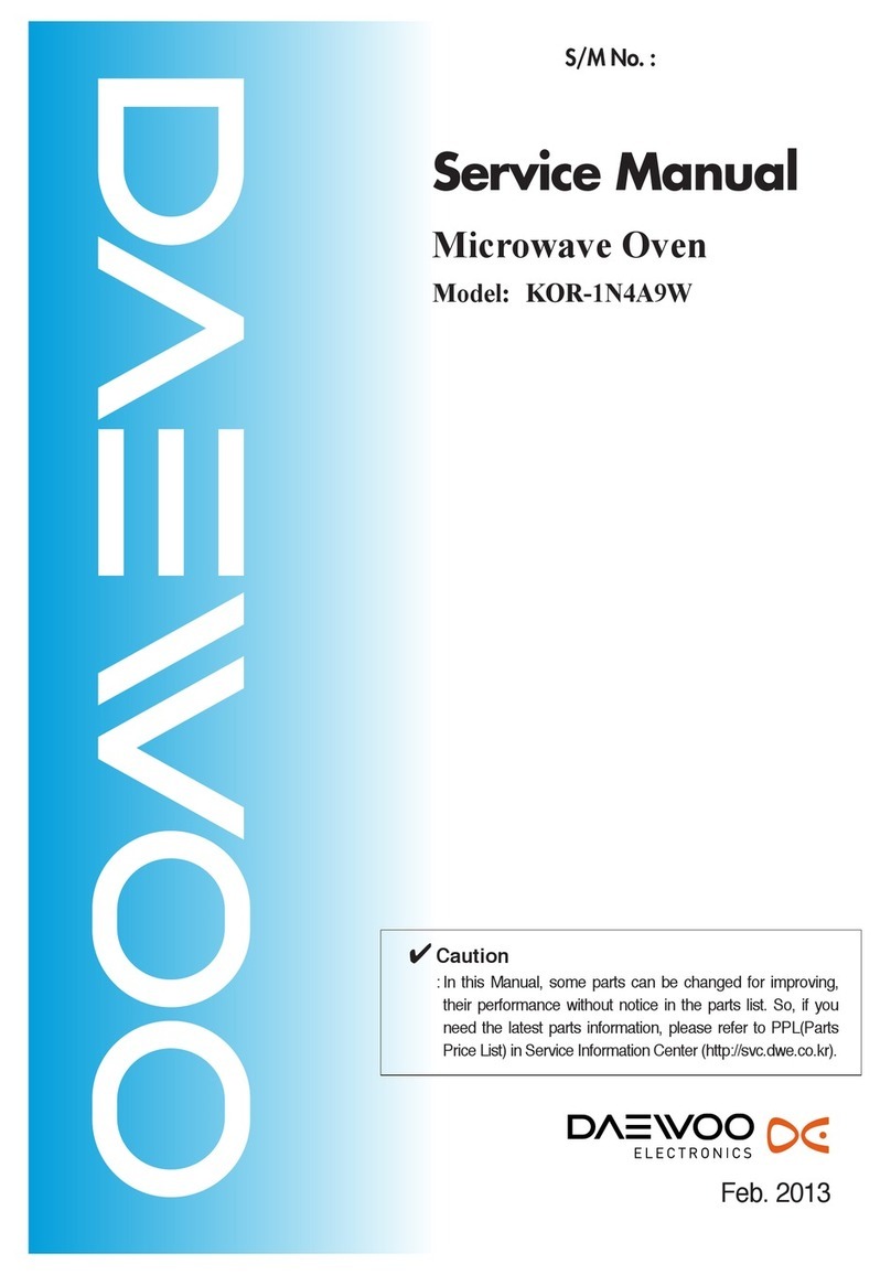 Daewoo KOR-1N4A9W Service manual