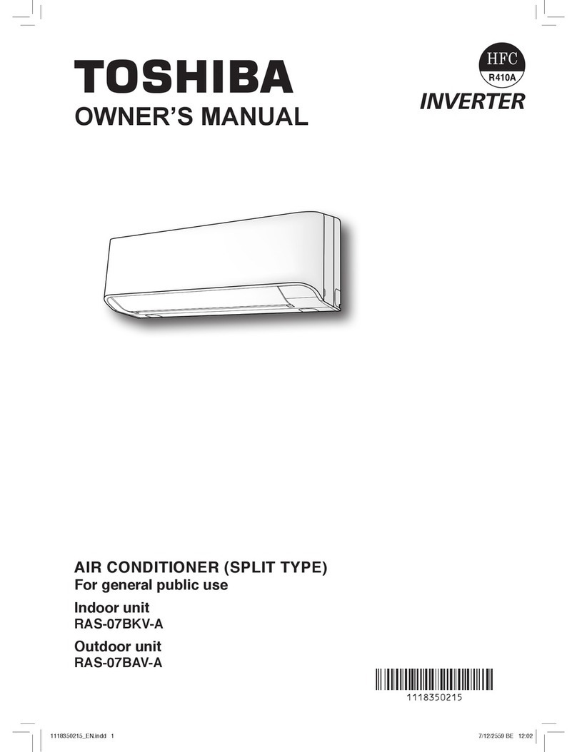 Toshiba RAS-07BKV-A User manual