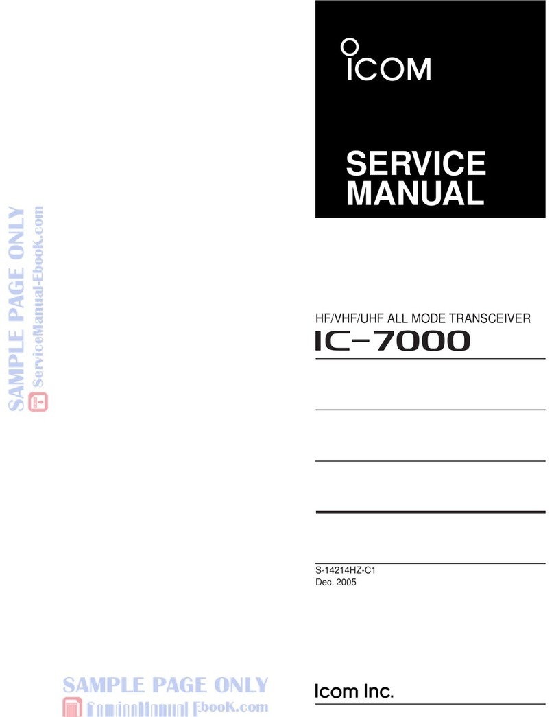 Icom IC-7000 User manual