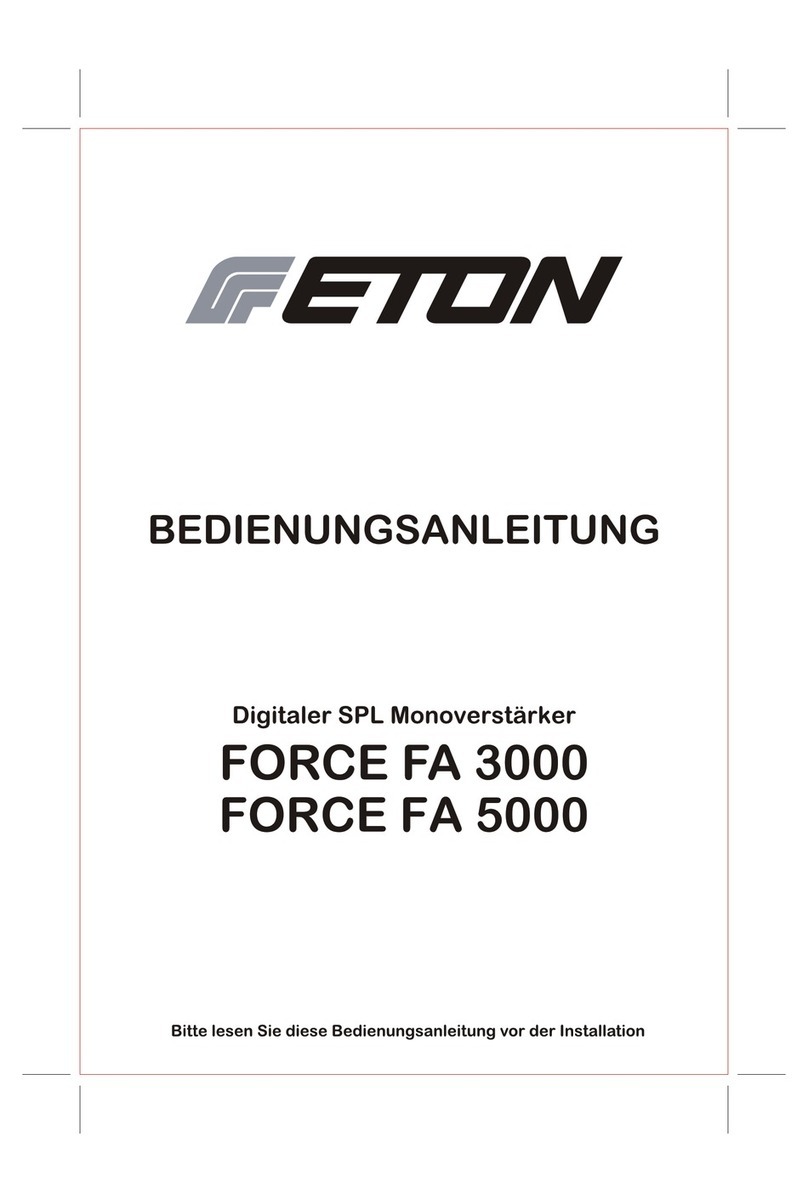 Eton force fa 3000 User manual