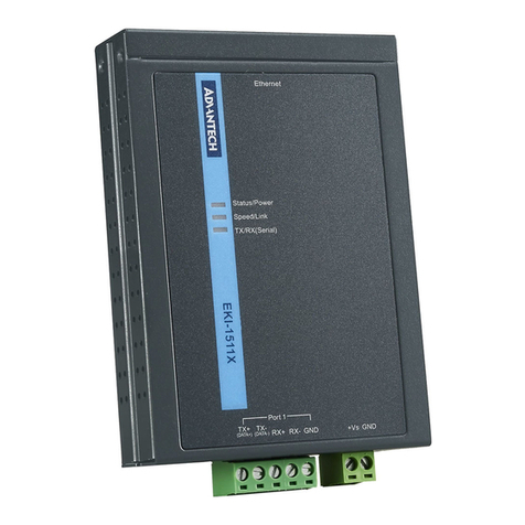 Advantech EKI-1512X User manual