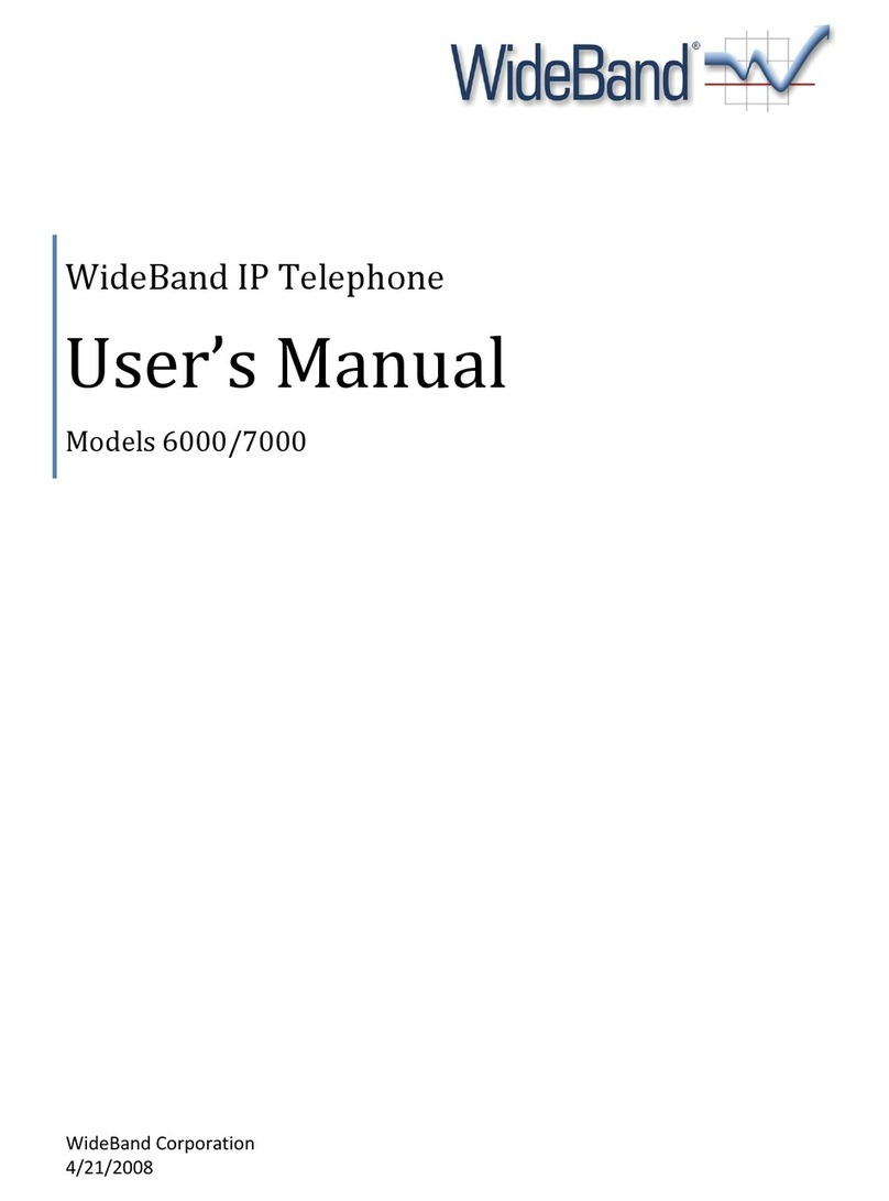 WideBand 6000 series user manual